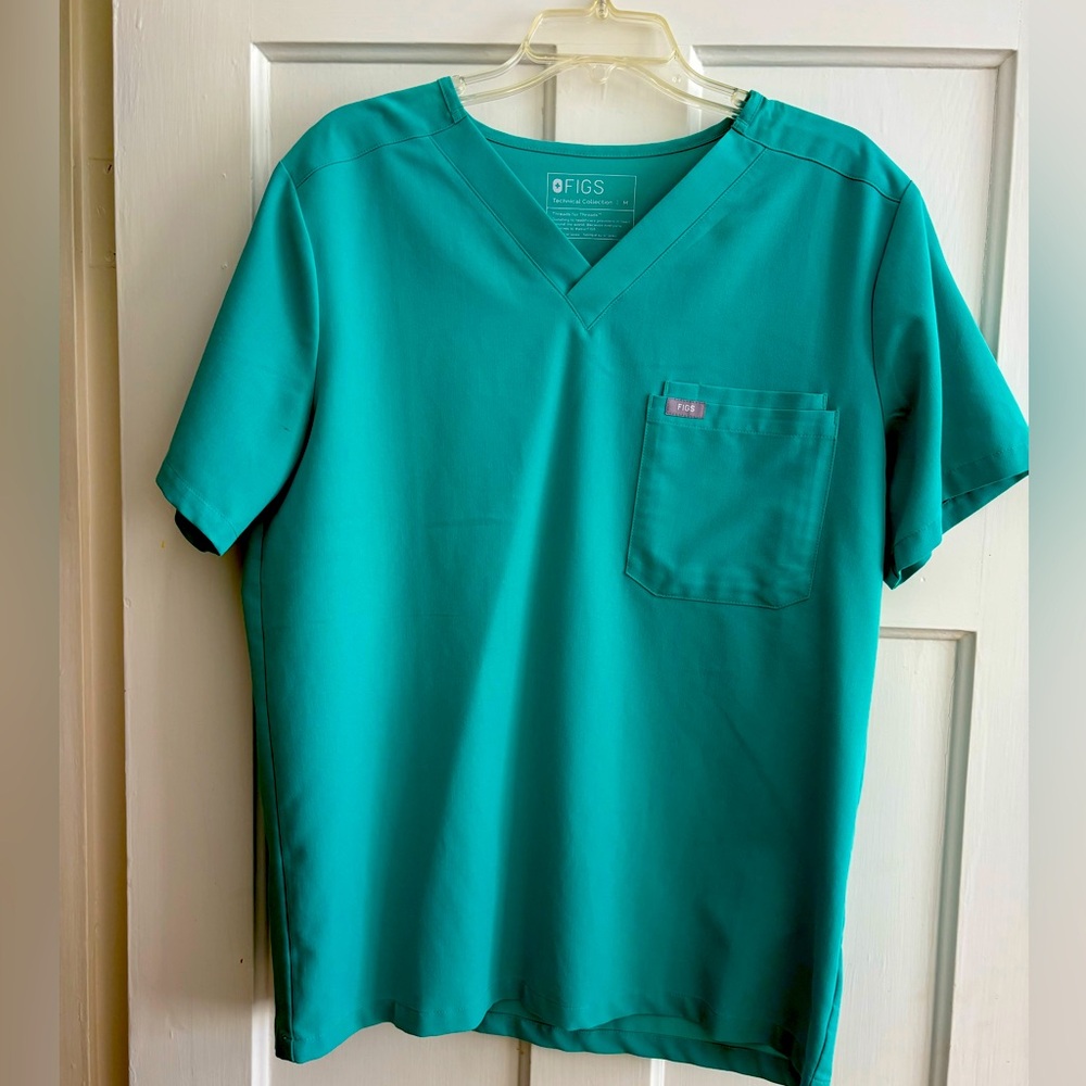 FIGS Teal Scrub Top
